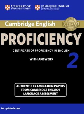 预订 Cambridge English Proficiency 2 Student’s Book with Answers: Authentic Examination Papers from Cambridge English L
