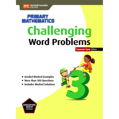现货 Primary Maths Challenging Word P3 CC 美版新加坡数学 符合CCSE大纲 基于CPA教学法 进口原版