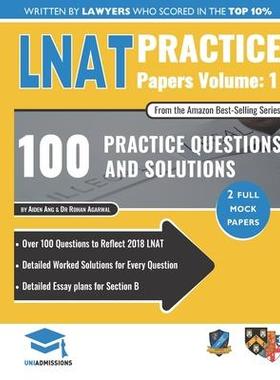 [预订]LNAT Practice Papers Volume One: 2 Full Mock Papers, 100 Questions in the style of the LNAT, Detaile 9781912557318