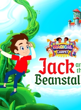 预订 Jack and the Beanstalk: A Magical Carpet Fairytale 杰克和豆茎：神奇的地毯童话: 9781938447976