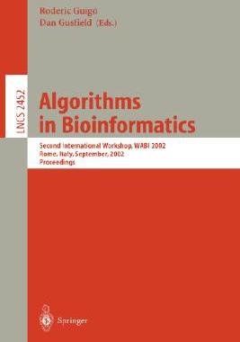 【预订】Algorithms in Bioinformatics
