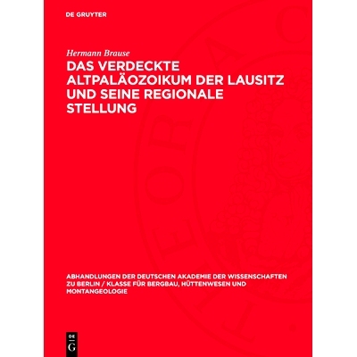 预订 Das verdeckte Altpaläozoikum der Lausitz und seine regionale Stellung: 9783112748688