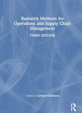 [预订]Research Methods for Operations and Supply Chain Management 9781032324364