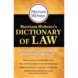 现货 韦氏法律词典 英文原版 Merriam-Webster's Dictionary of Law