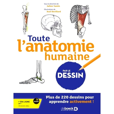 预订 Toute l’anatomie humaine par le dessin 通过绘图了解所有人体解剖学: 9782807340268