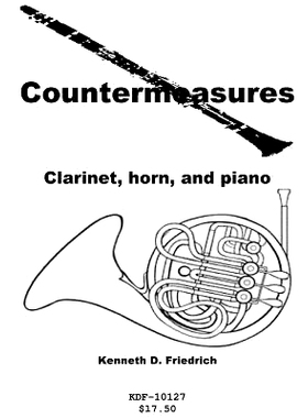 预订 Countermeasures - clarinet, horn, and piano: 9781523248148