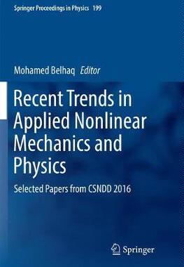 【预订】Recent Trends in Applied Nonlinear Mechanics and Physics