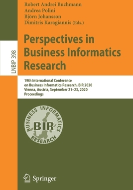 【预订】Perspectives in Business Informatics Research