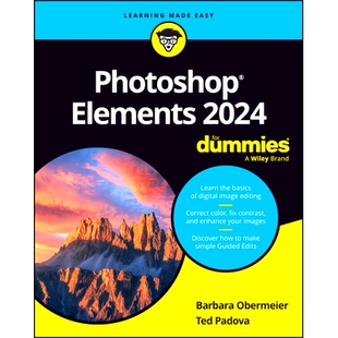 2024 for 2024达人迷 Photoshop 9781394219599 摄影指南 Elements 数码 预订 Dummies