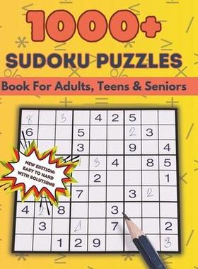 [预订]1000+ Sudoku Puzzles Book For Adults, Teens & Seniors: (New Edition) Endless And Fun Sudoku Challeng 9798874284190