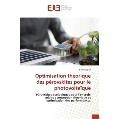 预订 Optimisation théorique des pérovskites pour le photovoltaïque 9786209504075