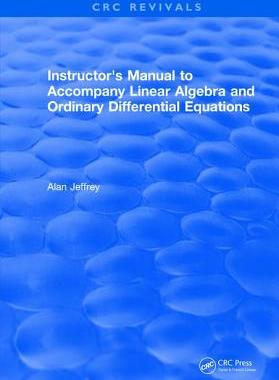 【预订】Instructors Manual to Accompany Linear Algebra and Ordinary Differential Equations