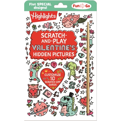 预订 Scratch-And-Play Valentine’s Hidden Pictures: Interactive Valentines Day Fun with Scratch-Off Designs, Hidden Pict