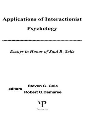 【预订】Applications of interactionist Psychology