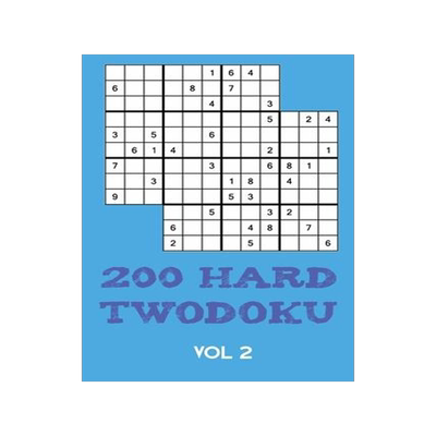 [预订]200 Hard Twodoku Vol 2: Two overlapping Sudoku, puzzle booklet, 2 puzzles per page 9781671787247
