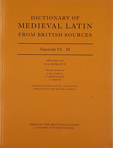 【预订】Dictionary of Medieval Latin from British Sources: Fascicule VI: M