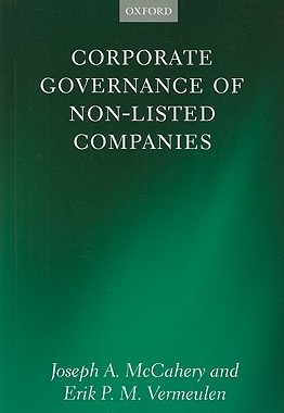 【预订】Corporate Governance of Non-Listed Companies