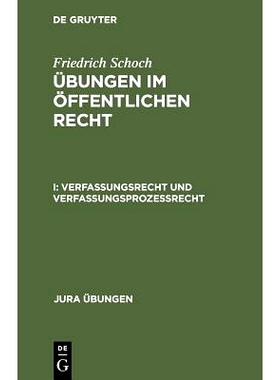 预订 Verfassungsrecht und Verfassungsprozeßrecht: 9783110095944