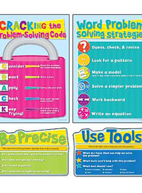 【预订】Common Core Math Strategies Bulletin Board Set