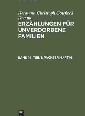 【预订】Pächter Martin, Teil 1 9783111223674
