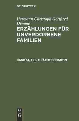 【预订】Pächter Martin, Teil 1 9783111223674