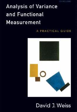 【预订】Analysis of Variance and Functional Measurement