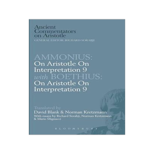 [预订]Ammonius: On Aristotle On Interpretation 9 with Boethius: On Aristotle On Interpretation 9 9780715626917