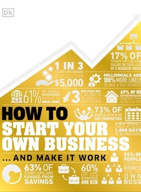 预订 How to Start Your Own Business: The Facts Visually Explained: 9780744027341