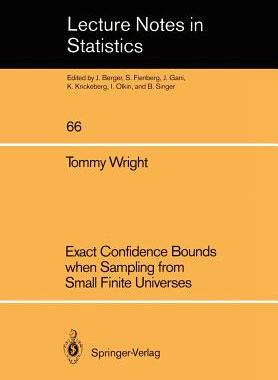 预订 Exact Confidence Bounds when Sampling from Small Finite Universes