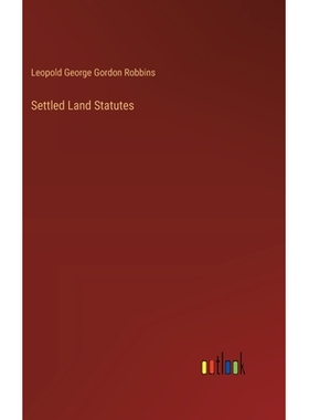 预订 Settled Land Statutes: 9783385391574