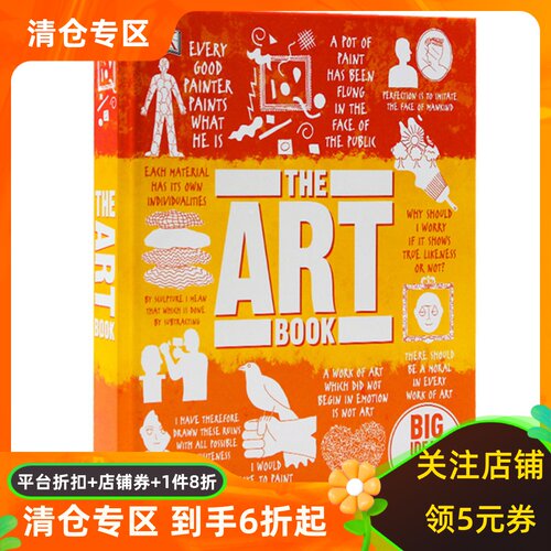 英文原版 DK人类的思想百科丛书 艺术 The Art Book: Big Ideas Simply Explained 全彩铜版纸