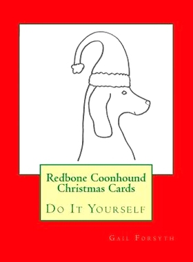 预订 Redbone Coonhound Christmas Cards: Do It Yourself: 9781517704810