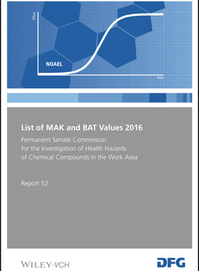 【预订】List Of Mak And Bat Values 2016 - Maximum Concentrations And Biologi 9783527342198