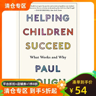 英文原版 帮助孩子成功 性格的力量作者保罗·图赫新作 Helping Children Succeed: What Works and Why by Paul Tough