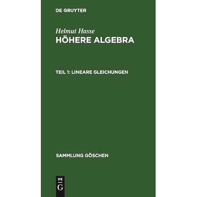 预订 Lineare Gleichungen: 9783111004495