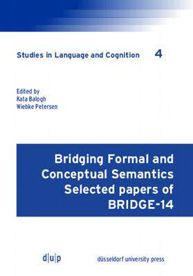 [预订]Bridging Formal and Conceptual Semantics 9783957580429