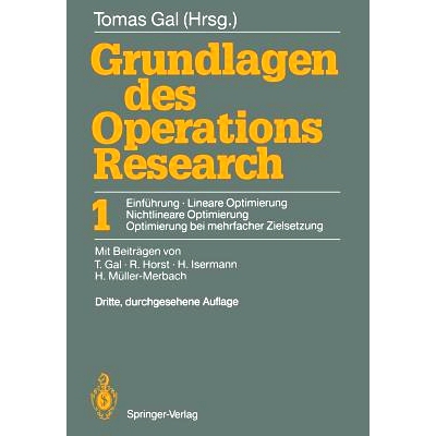 预订 Grundlagen des Operations Research: 1 Einführung, Lineare Optimierung, Nichtlineare Optimierung, Optimierung bei m