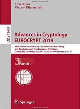 【预售】Advances in Cryptology – EUROCRYPT 2019