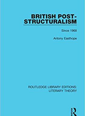 【预售】British Post-Structuralism: Since 1968