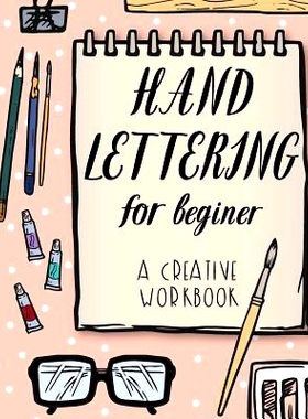 预订 Hand Lettering for Beginer, a Creative Workbook: Polka Dot Cover Background, Create and Develop Your Own Style,8.5