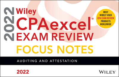【预订】Wiley’S Cpa Jan 2022 Focus Notes: Auditing And Attestation 9781119848585