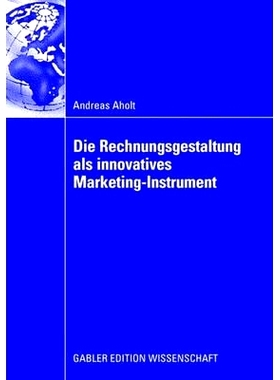 预订 Die Rechnungsgestaltung als innovatives Marketing-Instrument: 9783835009738