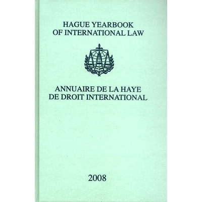 预订 Hague Yearbook of International Law / Annuaire de La Haye de Droit International, Vol. 21 (2008) 海牙国际法年鉴，