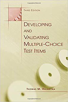 【预售】Developing and Validating Multiple-choice Test Items