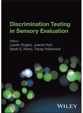 预订 Discrimination Testing in Sensory Evaluation 感官评价中的区别检测: 9780470671405