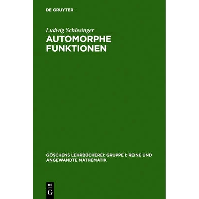预订 Automorphe Funktionen: 9783110989175