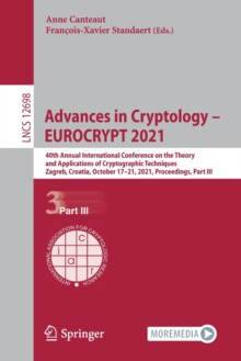 【预订】Advances in Cryptology – EUROCRYPT 2021