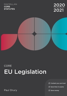 【预订】Core Eu Legislation 2020-21