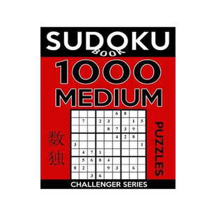 [预订]Sudoku Book 1,000 Medium Puzzles: Sudoku Puzzle Book With Only One Level of Difficulty 9781546577362
