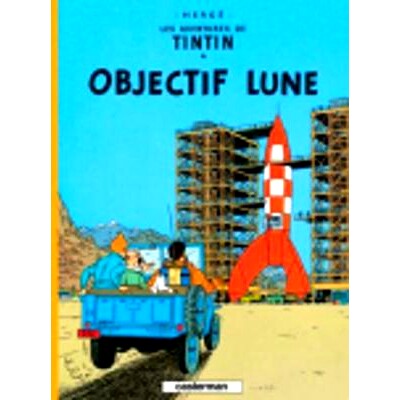 现货 法语原版 丁丁历险记 月球探险 精装大开本 收藏纪念版 Les Aventures de Tintin:Objectif Lune 比利时经典漫画 原装进口